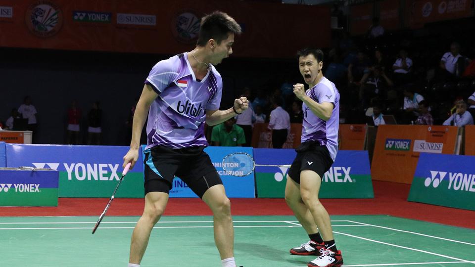 Pasangan baru Kevin Sanjaya/Rinov Rivaldy dan Marcus Gideon/Rehan Naufal dekati main draw Denmark Open 2023, badminton lovers malah cemaskan kejutan.